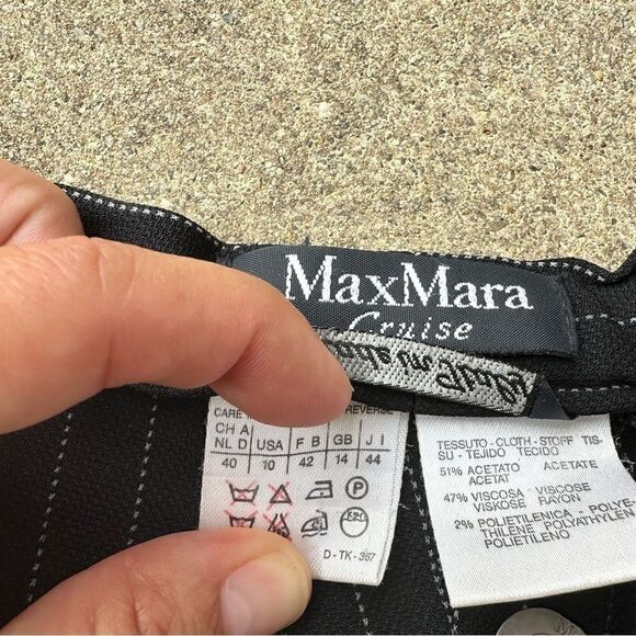 MaxMara Cruise Striped Trousers - Picture 5 of 5